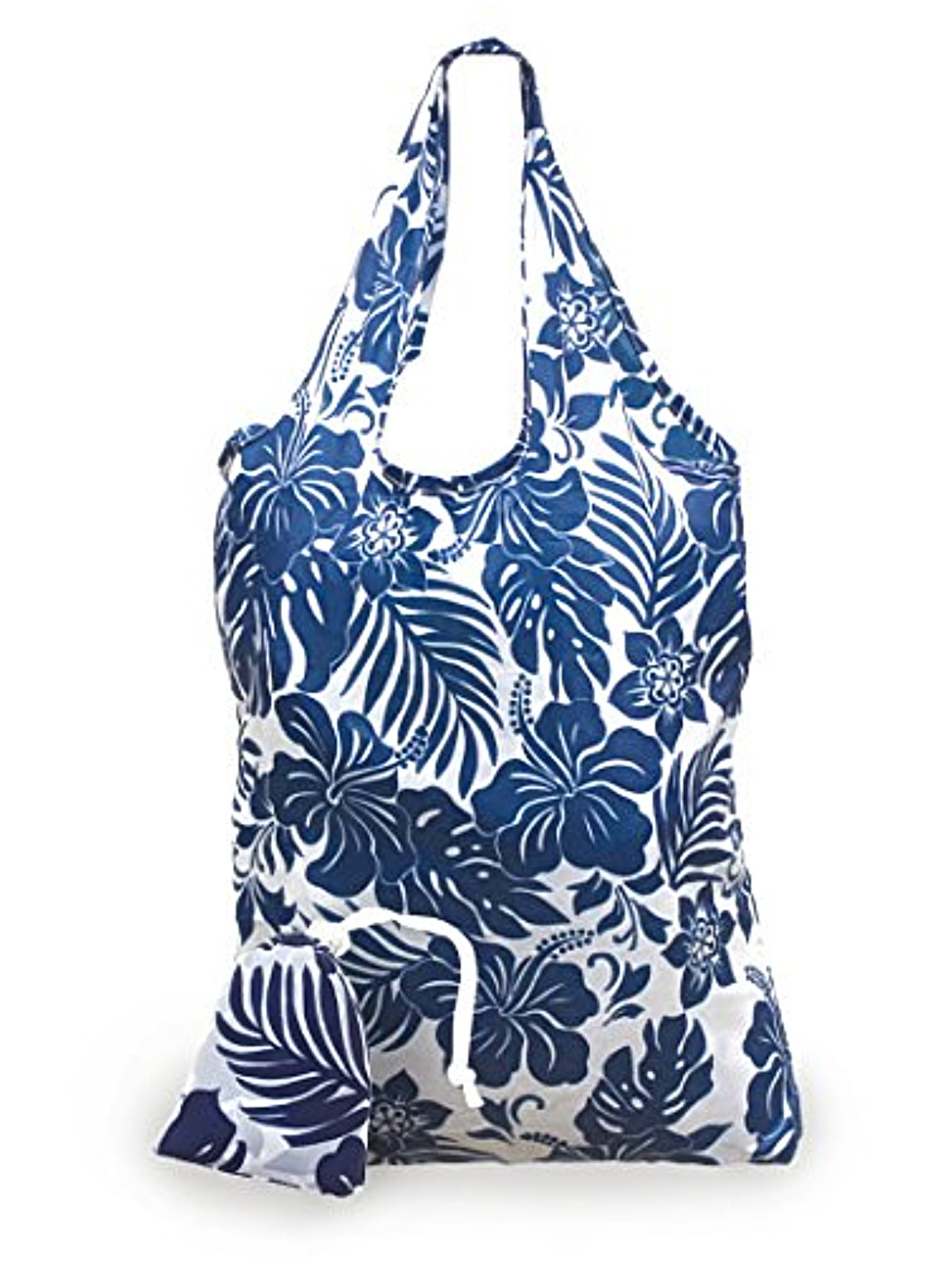 Welcome To The Islands - Foldable Tote Shopping Bag Hibiscus Floral ...