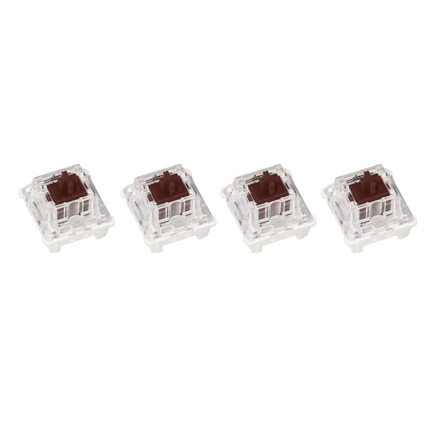 Interruptor De Teclado Mecánico, Interruptores De Teclado, Interruptor Marrón, Punto Táctil De Aleación, Mano De Obra Fina Con Extractor Para Teclado Para Bricolaje Para PC ANGGREK Otros