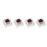 LAFGUR Interrupteur de clavier, Interrupteurs de clavier10Pcs Commutateur de clavier mécanique Brown Switch Premium ABS Interrupteurs mécaniques à longue durée de vie de la structure délicate