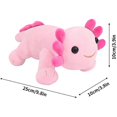 thumbnail image 4 of Poupée Salamandre Fourcorner (Violet) Nouvelle Peluche Multicolore Mignonne, 4 of 5