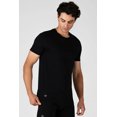 thumbnail image 3 of OTECKA Men's Supima Cotton Crew Neck T-Shirt Slim-Fit with Moisture-Wicking -3 Packs, 3 of 5