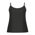 thumbnail image 2 of Womens Tops Short Sleeve Cotton Linen Camisole Tops Spaghetti Strap Loose Fit Tank Top Summer 2025 Casual Sleeveless Shirts Fashion Clothes Blouses Dressy Casual Women, 2 of 7