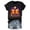 11#Black, variant on Women Mommy of the Meownsters Devil Cat Pumpkin Castle Print Crew Neck T Shirt Short Sleeve Casual Halloween Graphic Tee S