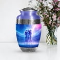 thumbnail image 7 of MUKTIVE Baseball Urns for Ashes - Large Burial Urn for Human Ashes Men - Blue Small Urn for Adult Dad - 10& 3 Inch, Combo of 5 (1 Large + 4 Keepsake) for Funeral Urns, 7 of 7