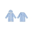 thumbnail image 2 of BemeyourBBs Kids Toddler Baby Girl Boy Terry Swim Cover Up Summer Beach Swimsuit Coverups Wearable Beach Towels For Kids Zip Up Short Sleeve Striped Hooded Bathing Suit Cover Up One Piece Swimsuits, 2 of 9