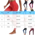 thumbnail image 3 of MOJOGO Women's Gradient Leggings Seamless High Waist Sportwear Stretchy Breathable Yoga Workout Pants M, 3 of 5