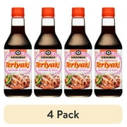 (4 pack) Kikkoman Teriyaki Marinade & Sauce, 15 oz