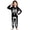 Black, variant on WAYUTE Halloween Toddler Kids Skeleton Pajama Set for Girls Long Sleeve Top and Pants Pjs Breathable Cozy Cute Loungewear Clothes Sets Casual Daily Wear,Black,Size 3-4 Y