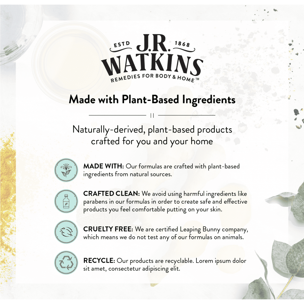 J.R. Watkins Daily Moisturizing Body Wash, Coconut Milk & Honey, 18 oz