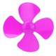 thumbnail image 3 of M Buder 10 Piezas 80mm Hélice 4 Palas Plástico Modelo DIY Accesorios Juguete RC Agujero 2mm Rosa, 3 of 9