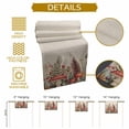 thumbnail image 5 of Thanksgiving Cotton Linen Table Runner, Washable Table Runners for Kitchen, Dining Room, Holiday, Home Party Table Decor, 13x90 Inches, 5 of 9