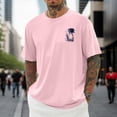 thumbnail image 2 of T-shirt à Manches Courtes Imprimé Graphique Décontracté Col Rond pour Usage Quotidien Hommes T-Shirt Confortable Quotidien T-Shirt Graphique Polyvalent pour Printemps et Été, 2 of 4