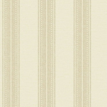 Holden Decor Linen Stripe Cream Non-Pasted Wallpaper (Covers 56 sq. ft)
