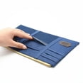 thumbnail image 4 of 1-Pack CD Box Holder Card Pocket Storage Box Blue Car Solar Panel Tissue Box -, 4 of 4