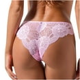 thumbnail image 4 of ibuvkizy Panties for Women,Women Sexy Cute Bowknot Design Crochet Full Lace Panties Low Waist Briefs,Women Panties,Summer Savings Clearance,Womens Underwear, 4 of 8