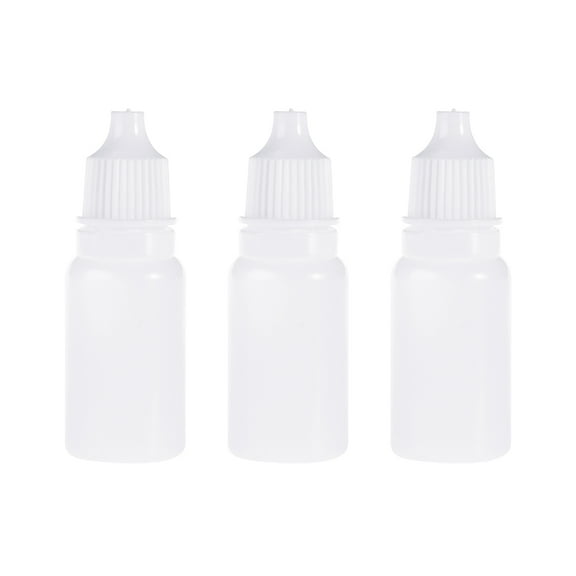 Raindrops 10Pcs Refillable Dropper Containers for Liquids with Childproof Cap