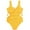 style-02 Yellow, variant on JUMEYU Kids Bathing Suits Girls One Piece Swimsuit Kids Ruffle Bathing Suits Size 8-9 (Yellow,8-9 Years)