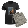thumbnail image 5 of CafePress - Self Portrait_Of_The_Shunga_Album Pajamas - Women's Short Sleeve Print T-Shirt and Pants Dark Cotton Pajama Set, 5 of 7