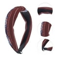 thumbnail image 3 of Unique Bargains 1 Pc Exquisite Headbands for Women Wine Red, 3 of 6