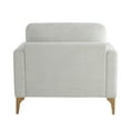 thumbnail image 5 of Studio Living Mayfield Modern Arm Chair, Ivory Woven Fabric, 5 of 8