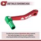 thumbnail image 4 of Palanca de cambio de motocicleta plegable para Yamaha TTR 50cc, pedal de aleación de aluminio, brazo de cambio rojo y verde, 4 of 6