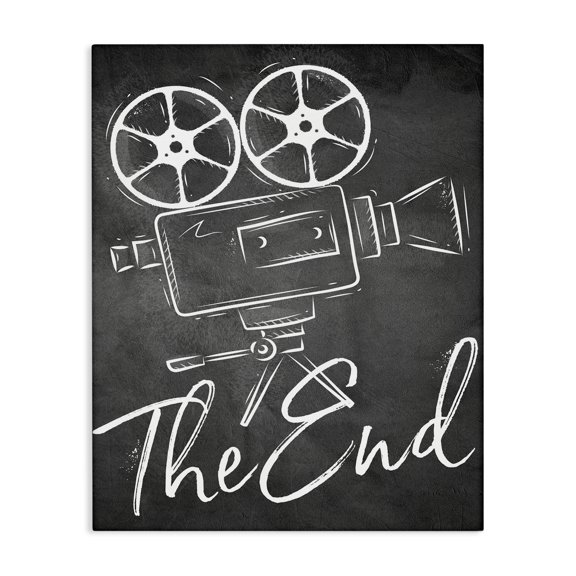 Stupell Industries Mid-Century Vintage Movie Camera Canvas Art, 16 x 20, by Kim Allen
