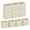 Beige-10.5" x 10.5" x 11"-10, variant on Black 10.5" x 10.5" x 11" 10 Pack Collapsible Fabric Storage Baskets