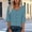 Navy women plus size 3/4 sleeve t shirt a1, variant on Yrmaups Loose Fit 3/4 Sleeve T Shirt for Women Plus Size, Casual Round Neck Button Down Blouse, Soft Stretch Basic Tee for Vacation Office Home Daily Wear, White XL