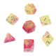 thumbnail image 3 of Juego de 7 dados poliédricos de plástico para juegos de mesa, D4-D20, para juegos de rol DND RPG Estilo 11, 3 of 9