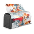thumbnail image 3 of Gukieu Three Goldfish Watercolor Splash Print Magnetic Mailbox Cover, Sun-proof and Waterproof Home Yard Mailbox Cover-25.5x21 in, 3 of 8