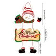 thumbnail image 3 of Home Decor Christmas Indoor Outdoor Decorations Hanging Christmas Sign Christmas Door Decorations Christmas Winter Decorations for Home Party Home Improvement, 3 of 6