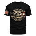 thumbnail image 4 of 250 Year Celebration Patriotic Shirts for Men 1776-2026 Usa Flag Print Short Sleeve Crew Neck Shirts Moisture Wicking Regular Fit Summer Casual Tees, Black, #01 Black, 4 of 4