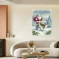 thumbnail image 6 of Vintage Christmas Santa Claus rides polar bears in the snow forest Wall Art Paint Framed - Xmas Festive Winter Holiday Christmas Wall Decor Canvas Print for Living Room Kitchen Bathroom Home Decor, 6 of 9