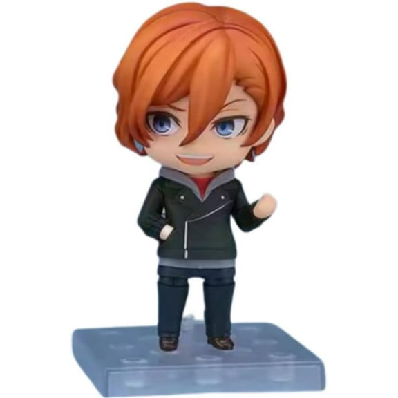 New Chuuya Nakahara Figure, Movable q Version Figurine 10cm/3.9inch PVC Action Model Figure Statue Character Ornament Gifts