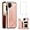 Rose Gold, variant on Phone Case for Samsung Galaxy A42 5G with Tempered Glass Screen Protector Card Holder Wallet Cover Stand Flip Leather Cell Accessories Glaxay A 42 G5 Gaxaly 42A S42 4G 2021 Cases Women Girl Green