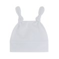 thumbnail image 1 of Tuque pour Bébé 0-12 Mois à Double Queue Extensible Printemps Automne Couche Simple Légère Chaude Bonnet pour Nourrisson pour Fête, 1 of 10