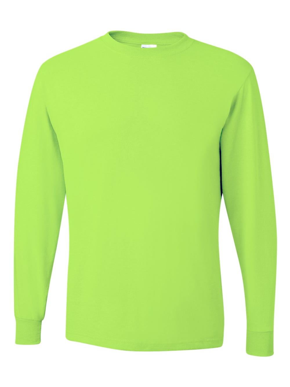 JERZEES - Jerzees T-Shirts - Long Sleeve Dri-Power? Long Sleeve 50/50 T-Shirt 29LSR - Walmart