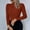 Brown, variant on SuTry Women Sweaters High Neck Knitted Pullover Fall Winter Solid Color Soft Long Sleeve Casual Sweaters for Women(White,S)
