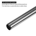 thumbnail image 3 of Reusable Metal Straws 4Pcs, Stainless Steel Straight Drinking Straw 8.5" Long for Boba Tea Milk Shake Juice  Silver, 3 of 5