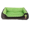 thumbnail image 2 of Caseta para perros resistente y lavable, cálida y acolchada, para perros y gatos Verde, 2 of 8