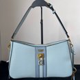 thumbnail image 1 of Bolso de mujer con tapa de caja, bolso de hombro con estampado de serpiente para axila, 1 of 5