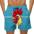 thumbnail image 6 of NTACZA Mens Shorts Hawaiian Board Quick Dry Swim Trunks Graphic Stretch No Liner Swim Bottoms for Men L, 6 of 8