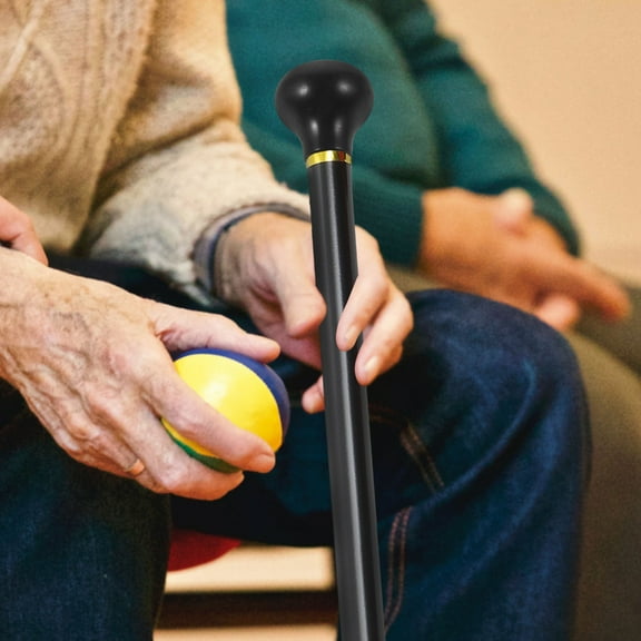 LEORX Polished Handmade Dark Red Wood Cane Handle Comfortable Grip Accessory