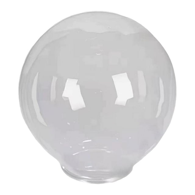 Almencla Clear Acrylic Globe Light Cover Multipurpose Quick Installation Weatherproof Diameter 25cm