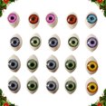 thumbnail image 3 of 100PCS Simulated Hemisphere Eyeballs Fake Eyes Decor Creative DIY Accessories for Kids Craftsman Phone Case (12x16MM Mix, 3 of 7