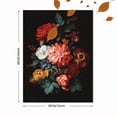 thumbnail image 3 of UXIEQU Luxury Floral Canvas Wall Art Print 15.75x11.81 Inches, 3 of 8