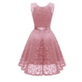 thumbnail image 3 of Coloody Women Vintage Lace Dresses Female Knee Length Cocktail Party Dress, 3 of 5