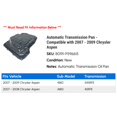 thumbnail image 2 of Automatic Transmission Pan - Compatible with 2007 - 2009 Chrysler Aspen 2008, 2 of 2