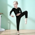 thumbnail image 3 of Cethrio Girls Outfit Sets, 2 Piece Cotton Ballet Long Sleeve Dancing Clothing Sets Black Size 12, 3 of 7