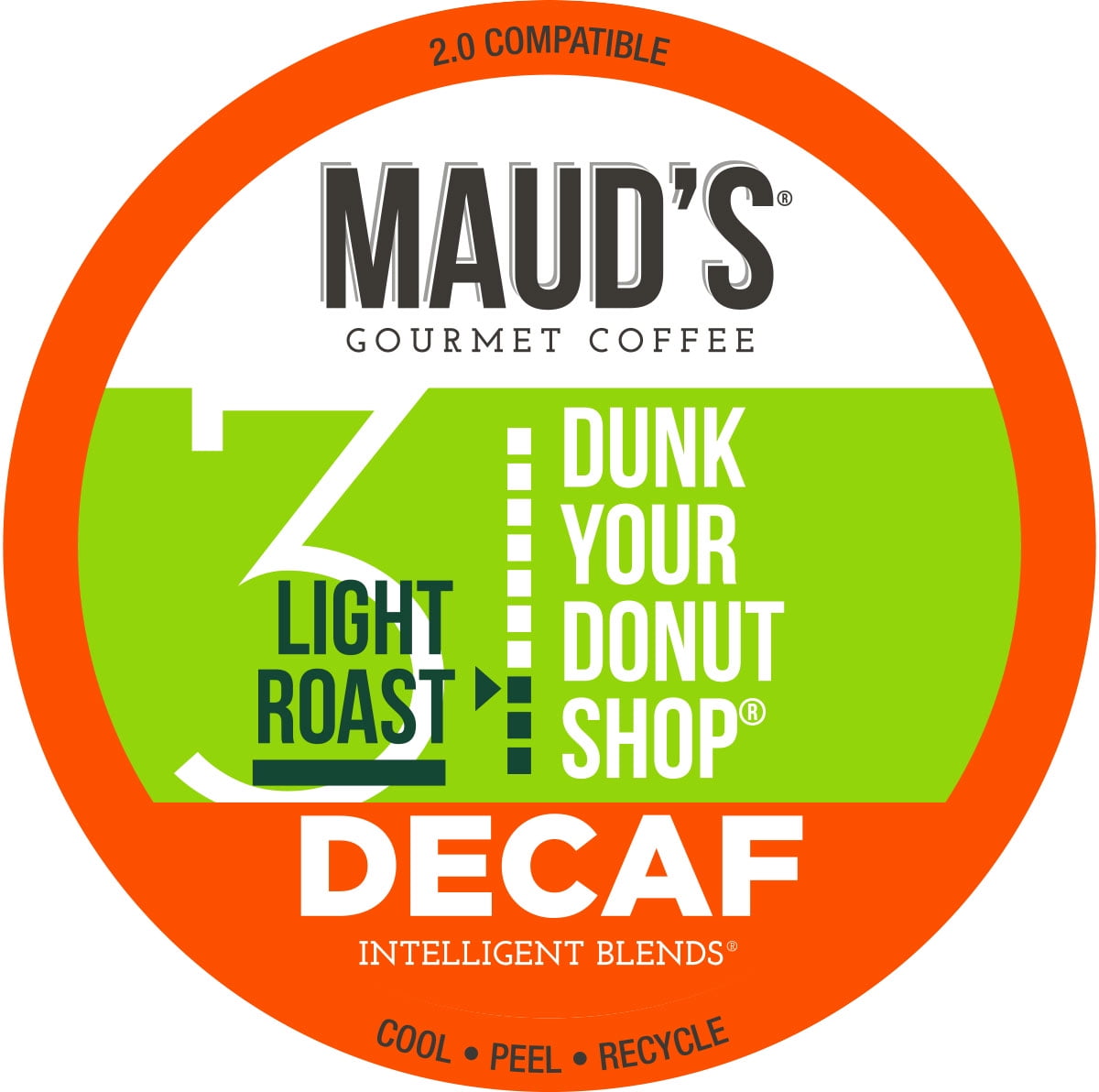 Maud's Decaf Donut Shop Coffee, (Dunk Your Donut Shop), 24ct Recyclable  Single Serve Coffee Pods – Richly satisfying Arabica beans California  Roasted, k-cup compatible including 2.0